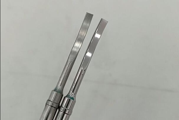 斯曼克鏡面噴砂機用于超聲刀刀頭拋光、去紋路！