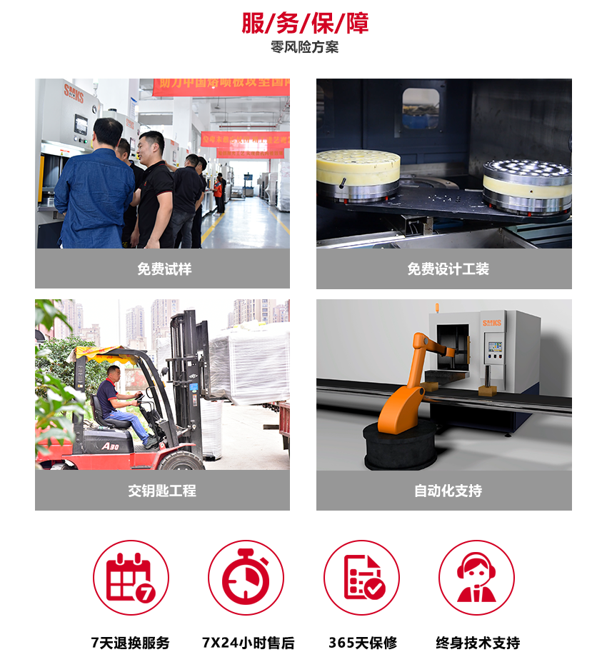 輕松完成鏡面拋光：斯曼克磨粒流拋光設(shè)備，可讓工件拋光面粗糙度在原有基礎(chǔ)上，提升3個(gè)等級(jí)或以上。 去毛刺徹底、均勻：斯曼克磨粒流<a href='http://yuncfy.cn' target='_blank'><u>去毛刺機(jī)</u></a>，通過(guò)軟性磨料物理研磨，切削力大，去毛刺效果徹底，均勻。 公差影響只有1-2um：斯曼克磨粒流設(shè)備，具有極高的精密性，光整作業(yè)后，對(duì)工件公差影響只有1-2um。