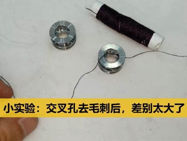  實驗檢測磨粒流去除內(nèi)孔毛刺后的效果！ 